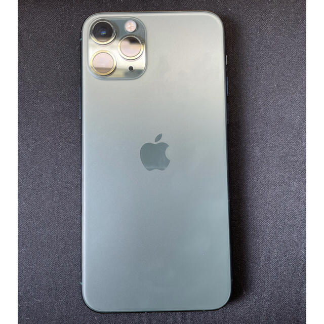 Apple - iPhone11pro simフリー 256GB 純正シリコン・レザーケース