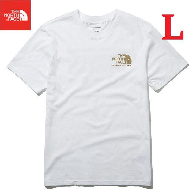 THE NORTH FACE(ザノースフェイス)のSALE! 海外 ノースフェイス Tシャツ 半袖 綿 ロゴ 白/L K156B メンズのトップス(Tシャツ/カットソー(半袖/袖なし))の商品写真