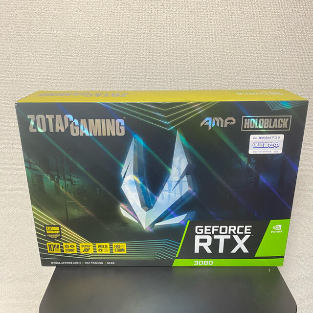 空冷専有スロットZOTAC RTX3080 AMP Holo ZT-A30800F-10P