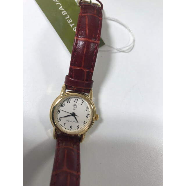 CASTELBAJAC(カステルバジャック)の未使用CASTELBAJAC カステラバジャック　腕時計　レッド レディースのファッション小物(腕時計)の商品写真