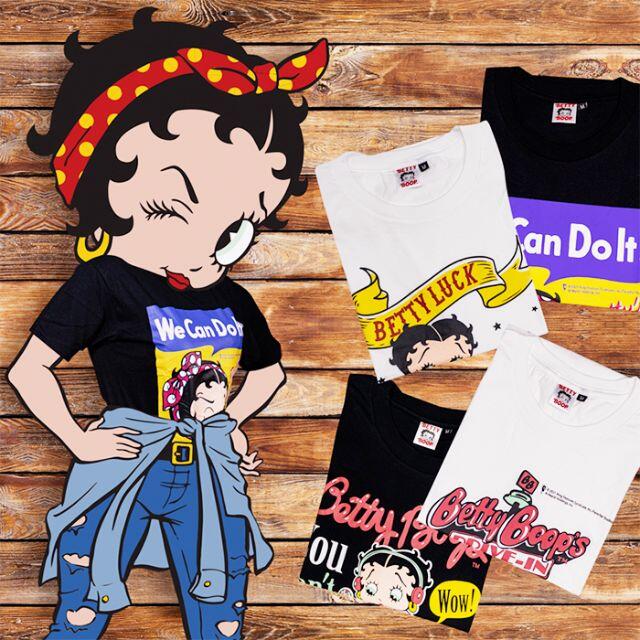 ベティちゃん Ｔシャツ ガレージ (S/M/L) サイズ選択 黒 2