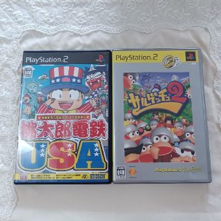 桃太郎電鉄USA  サルゲッチュ2 PS2まとめ売り(家庭用ゲームソフト)