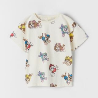 ザラキッズ(ZARA KIDS)のzara キッズ  ショートスリーブTシャツ　パウパトロール(Tシャツ/カットソー)