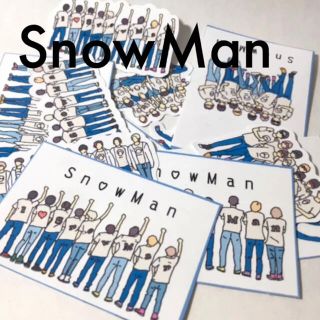 snowman 線画シール ④(その他)