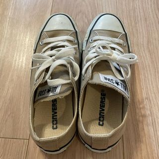 コンバース(CONVERSE)のコンバース　オールスター　ベージュ　23cm(スニーカー)