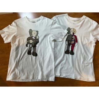 ユニクロ(UNIQLO)のユニクロ　カウズ　２枚セット(Tシャツ/カットソー(半袖/袖なし))