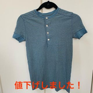 ラルフローレン(Ralph Lauren)の“値下げ”○【中古】RalphLaurenウィメンズヘンリーネックTシャツ(S)(Tシャツ(半袖/袖なし))