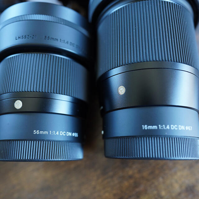 ソニーα6600、sigma16mmF1.4,sigma56mmF1.4、セット 4