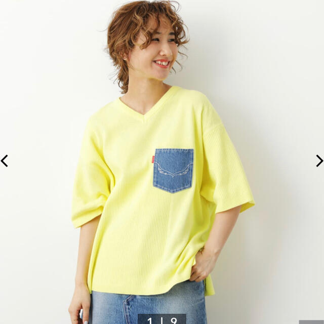 RODEO CROWNS WIDE BOWL(ロデオクラウンズワイドボウル)の新品　ロデオクラウンズ　クレイジー BIG ニット Tシャツ レディースのトップス(Tシャツ(半袖/袖なし))の商品写真