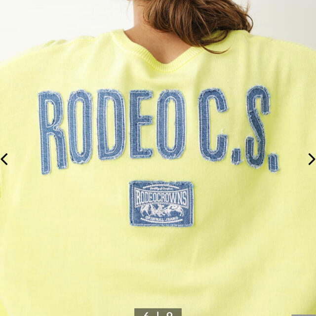 RODEO CROWNS WIDE BOWL(ロデオクラウンズワイドボウル)の新品　ロデオクラウンズ　クレイジー BIG ニット Tシャツ レディースのトップス(Tシャツ(半袖/袖なし))の商品写真