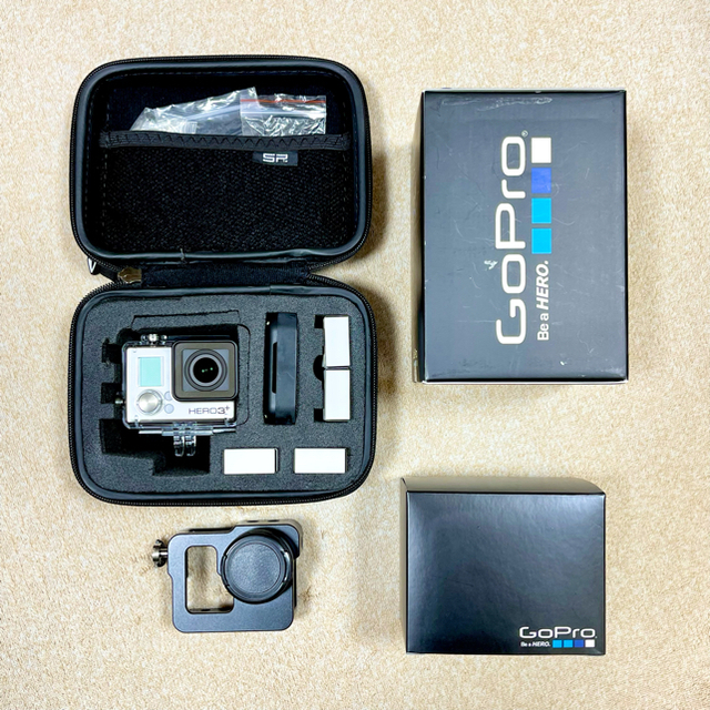 GoPro(ゴープロ)のGoPro HERO3+ といろいろセット！ スマホ/家電/カメラのカメラ(ビデオカメラ)の商品写真