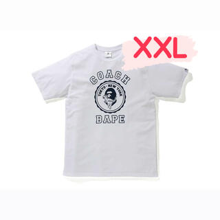 アベイシングエイプ(A BATHING APE)のBAPE X COACH カレッジ Tシャツ ネイビー (Tシャツ/カットソー(半袖/袖なし))
