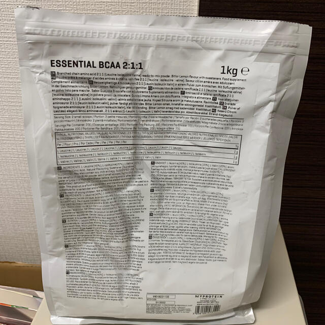 MYPROTEIN(マイプロテイン)の【ノブ様専用】マイプロテイン BCAA 1kg 食品/飲料/酒の健康食品(プロテイン)の商品写真