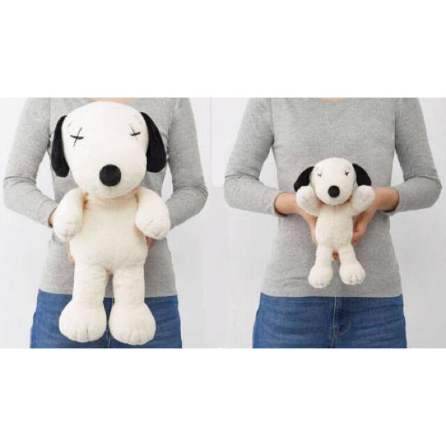 SNOOPY(スヌーピー)のuniqlo kaws カウズ sacai SNOOPY スヌーピー　ぬいぐるみ エンタメ/ホビーのおもちゃ/ぬいぐるみ(ぬいぐるみ)の商品写真