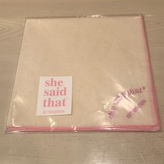 クツシタヤ(靴下屋)のshe said that 靴下屋 ノベルティ(ノベルティグッズ)