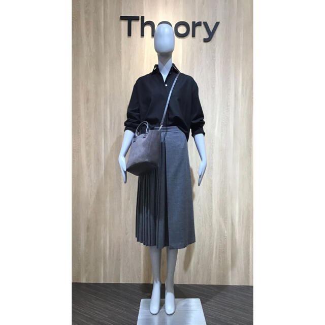 Theory 19aw プリーツアシンメトリースカート