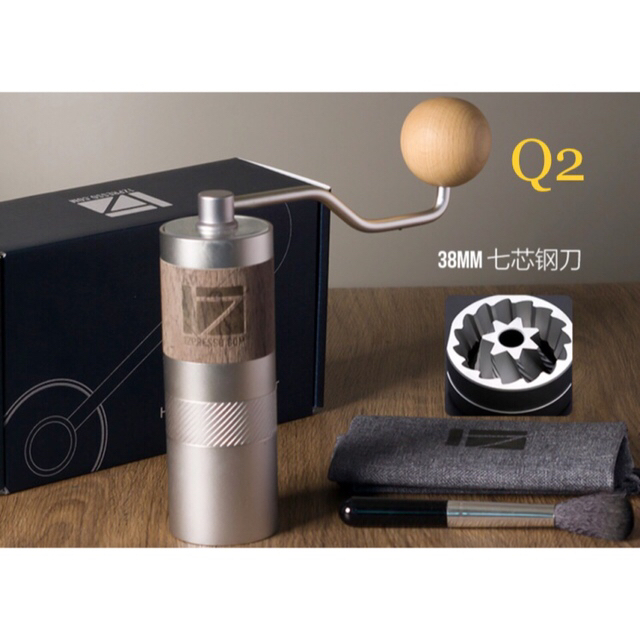 【1Zpresso】ワンゼットプレッソ Q2 新型七芯 グラインダー（新品）