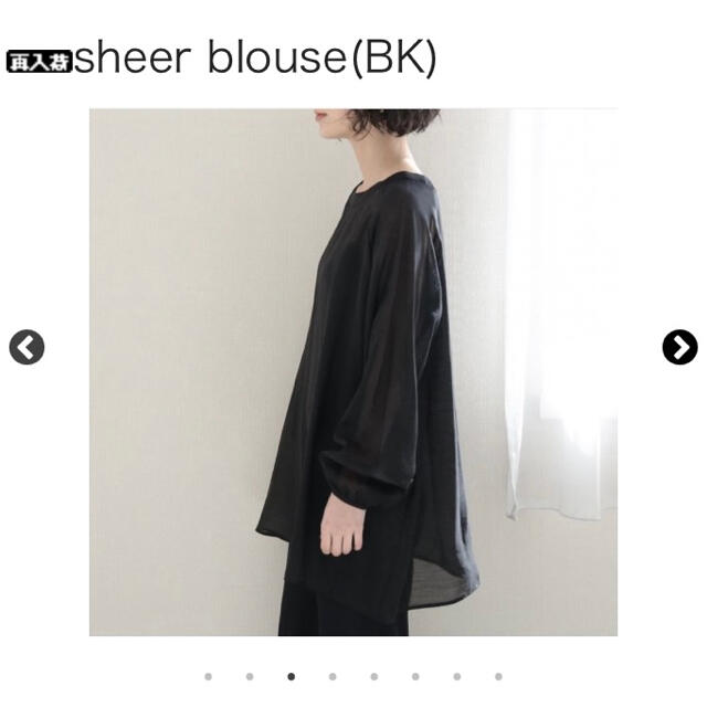howdy sheer blouse シアーブラウス