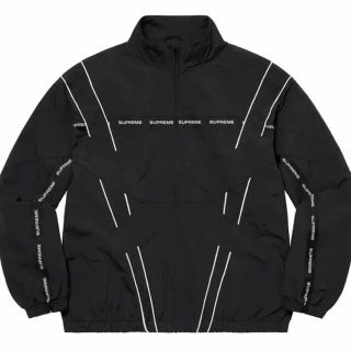 シュプリーム(Supreme)のSupreme Cross Paneled Track Black Set L(ナイロンジャケット)