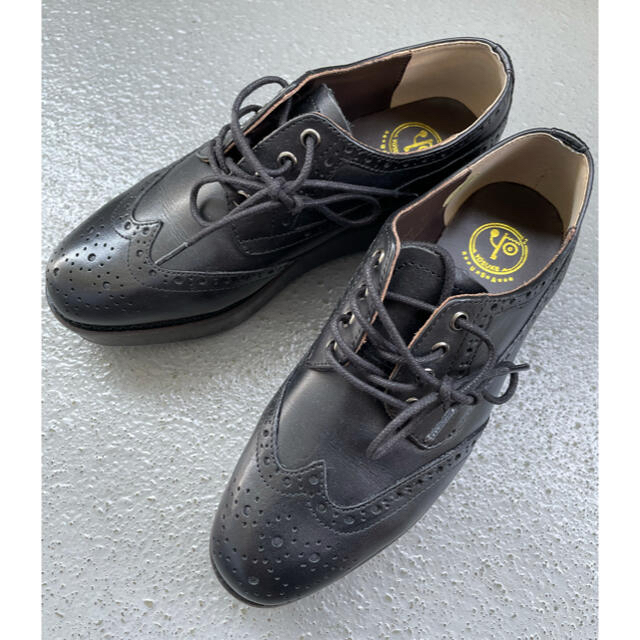 YOSUKE(ヨースケ)のヨースケ厚底革靴　レディース　23cm【美品】 レディースの靴/シューズ(ローファー/革靴)の商品写真