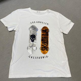 エイチアンドエム(H&M)のH&M Tシャツ スパンコール　160cm (Tシャツ/カットソー)