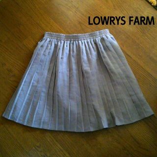 ローリーズファーム(LOWRYS FARM)のLOWRYSFARMプリーツスカート(ミニスカート)