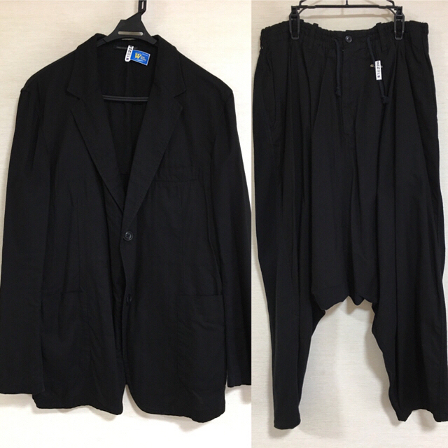 16SS Yohji Yamamoto Pour Homme 綿セットアップ