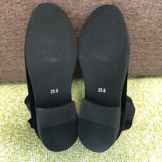 GU(ジーユー)の新品未使用 GU ジーユー メンズ サイドゴアブーツ ブラック 25cm メンズの靴/シューズ(ブーツ)の商品写真