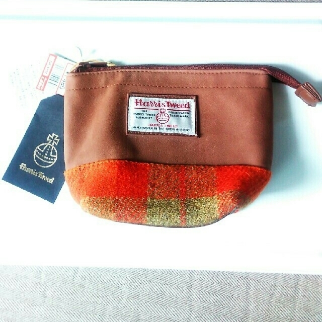Harris Tweed - 新品 ハリスツイードポーチの通販 by まりまりshop