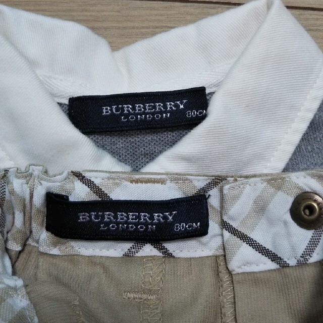BURBERRY(バーバリー)の！専用です！BURBERRY ベビー 80 キッズ/ベビー/マタニティのベビー服(~85cm)(シャツ/カットソー)の商品写真