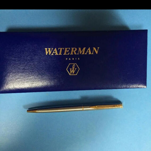 Waterman(ウォーターマン)のウォーターマンボールペン　Waterman  シルバー　未使用 インテリア/住まい/日用品の文房具(ペン/マーカー)の商品写真