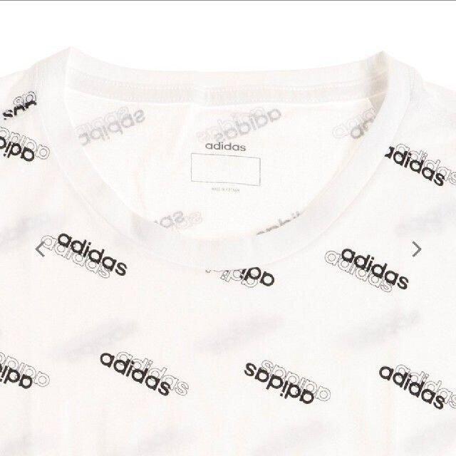 adidas(アディダス)の【新品】【サイズ：160】adidasキッズTシャツ(白) キッズ/ベビー/マタニティのキッズ服女の子用(90cm~)(Tシャツ/カットソー)の商品写真