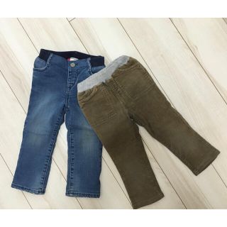 ベビーギャップ(babyGAP)の☆rosy様専用☆裏起毛デニムパンツ　ジーンズ　コーデュロイパンツ95(パンツ/スパッツ)