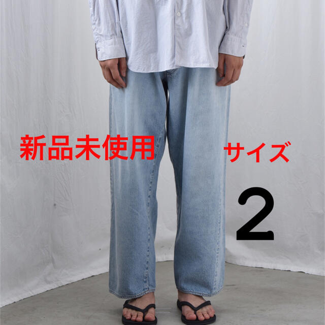 COMOLI(コモリ)のコモリ　21AW デニム5Pパンツ　新品未使用　サイズ2 メンズのパンツ(デニム/ジーンズ)の商品写真