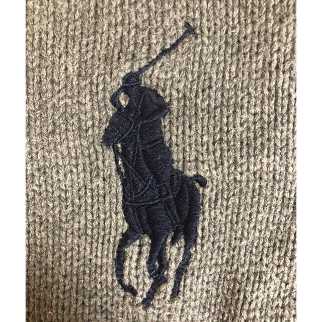 POLO RALPH LAUREN(ポロラルフローレン)のポロラルフローレン☆120☆長袖セーター☆男の子☆ジップアップ☆チャック☆前開き キッズ/ベビー/マタニティのキッズ服男の子用(90cm~)(ニット)の商品写真