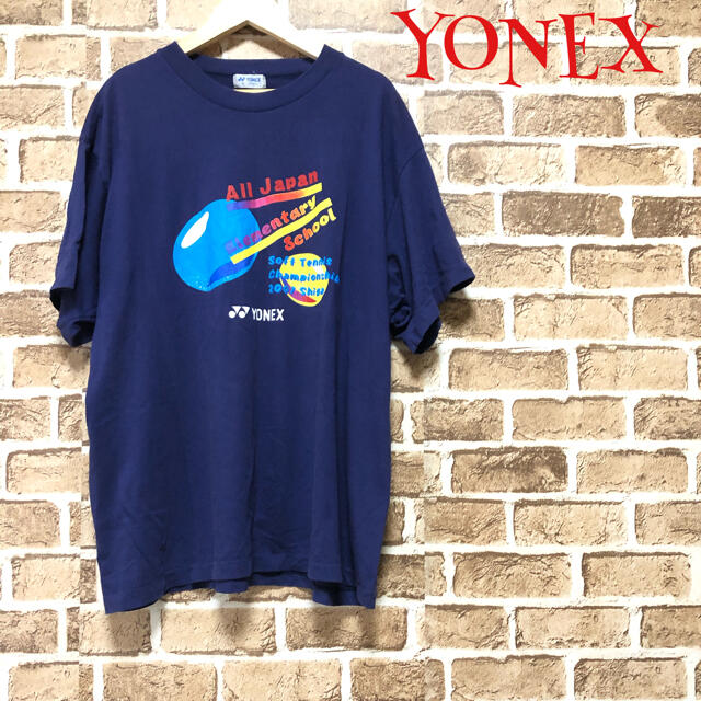 【希少】❤ヨネックス❤ YONEX Tシャツ ネイビー〈L〉夏 オールジャパン | フリマアプリ ラクマ