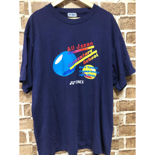 【希少】❤ヨネックス❤ YONEX Tシャツ ネイビー〈L〉夏 オールジャパン