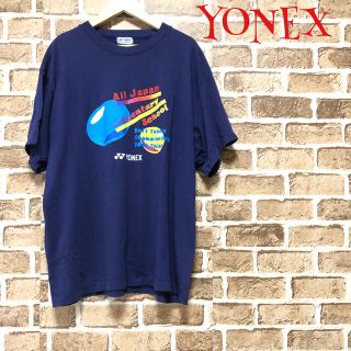 ヨネックス(YONEX)の【希少】❤ヨネックス❤ YONEX Tシャツ ネイビー〈L〉夏 オールジャパン(ウェア)