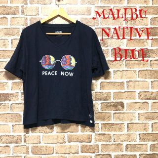 MALIBU NATIVE BLUE×BACK NUMBER Tシャツ ネイビー(シャツ)