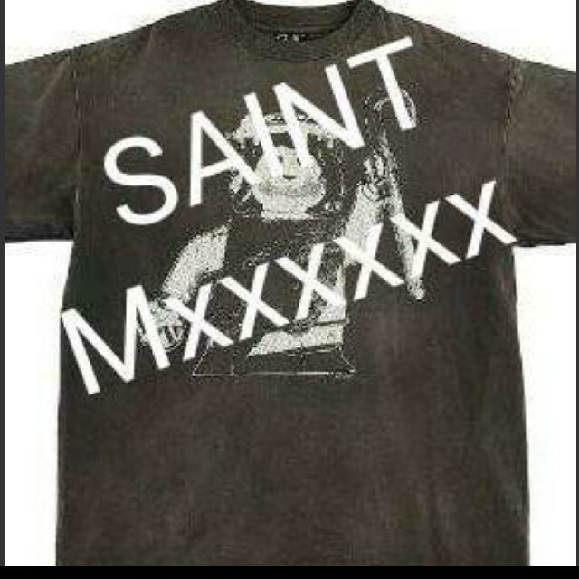 Tシャツ/カットソー(半袖/袖なし)SAINTMICHAEL T-SHIRT BLOCK / BLK L