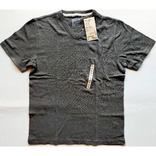 ムジルシリョウヒン(MUJI (無印良品))のMUJI(無印良品)☆VネックTシャツ 半袖 メンズ ミディアムグレー送料無料 (Tシャツ/カットソー(半袖/袖なし))