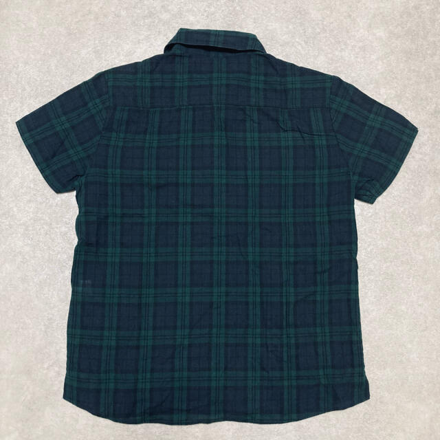 FRED PERRY(フレッドペリー)のFRED PERRY フレッド ペリー チェック 半袖 シャツ グリーン 緑 S レディースのトップス(シャツ/ブラウス(半袖/袖なし))の商品写真