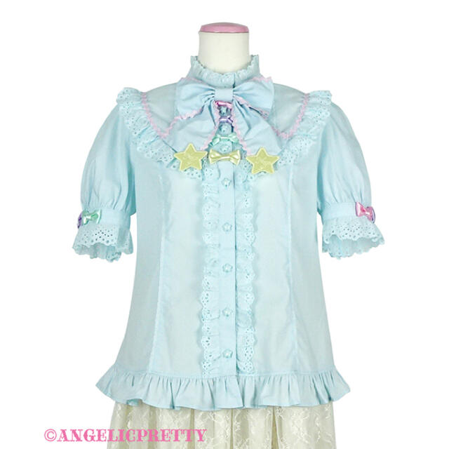 Angelic Pretty(アンジェリックプリティー)のAngelic Pretty Happy Star ブラウス レディースのトップス(シャツ/ブラウス(半袖/袖なし))の商品写真