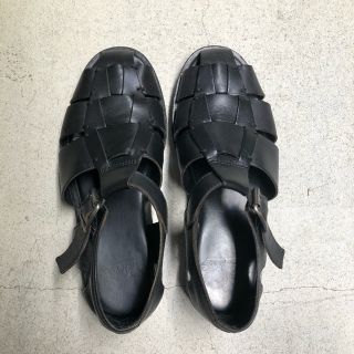 パラブーツ(Paraboot)のparaboot pacific ブラック　40 メンテナンスしていました(サンダル)