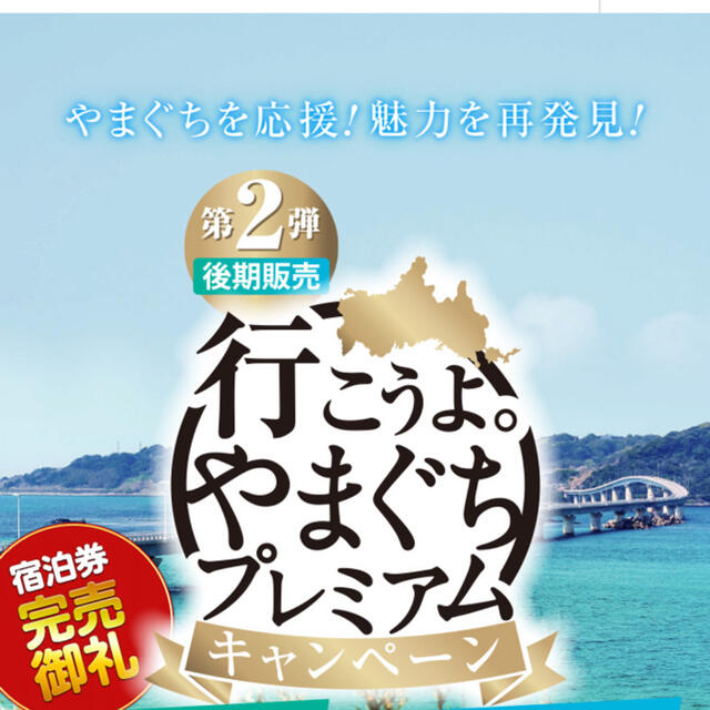 直販卸売り やまぐちプレミアム宿泊券 5万円分 チケット-laventana