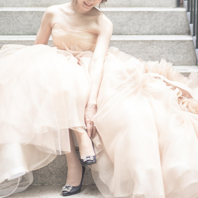 Vera Wang(ヴェラウォン)の★sa_ya52様専用★ヴェラウォンヘイリーヌード レディースのフォーマル/ドレス(ウェディングドレス)の商品写真
