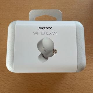 ソニー(SONY)の新品未開封　ワイヤレスイヤホン　SONY WF-1000XM4  シルバー(ヘッドフォン/イヤフォン)
