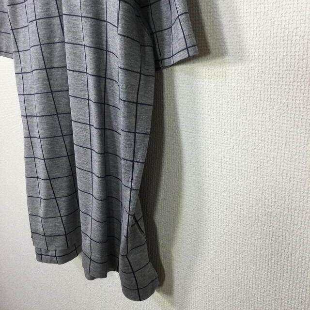 Dunhill(ダンヒル)の【美品】ダンヒル/dunhill 半袖ポロシャツ　刺繍ロゴ　格子チェック　カノコ メンズのトップス(ポロシャツ)の商品写真