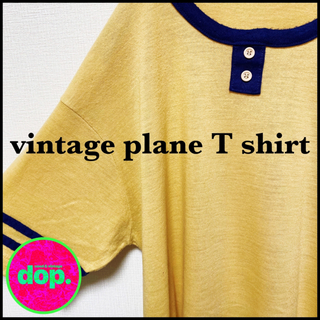 ▼ vintage yellow line T shirt ▼(Tシャツ/カットソー(半袖/袖なし))