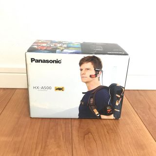 パナソニック(Panasonic)の パナソニック ウェアラブルカメラ グレー HX-A500-H(ビデオカメラ)